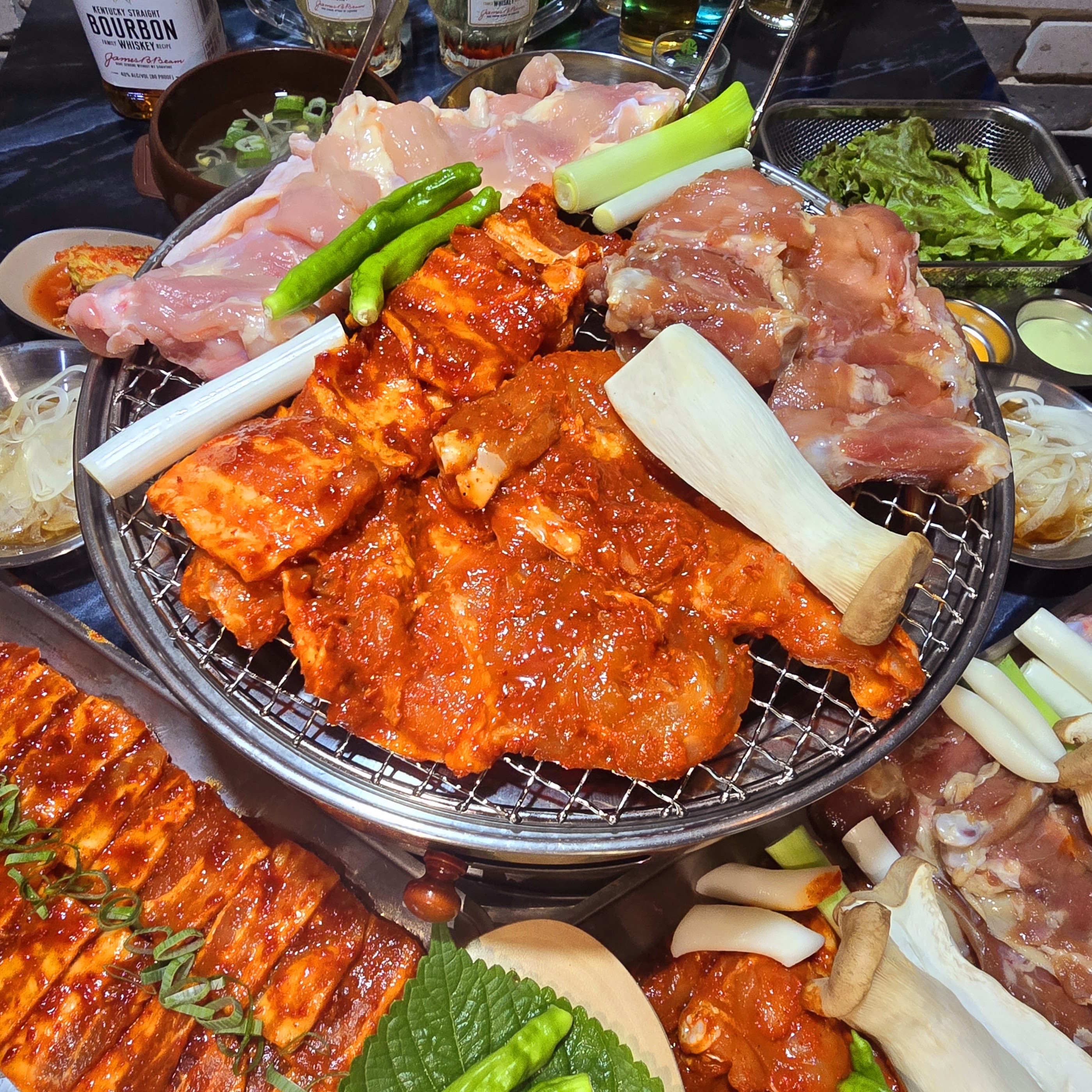 비와별 춘천닭갈비 고기만 500g*2개 세