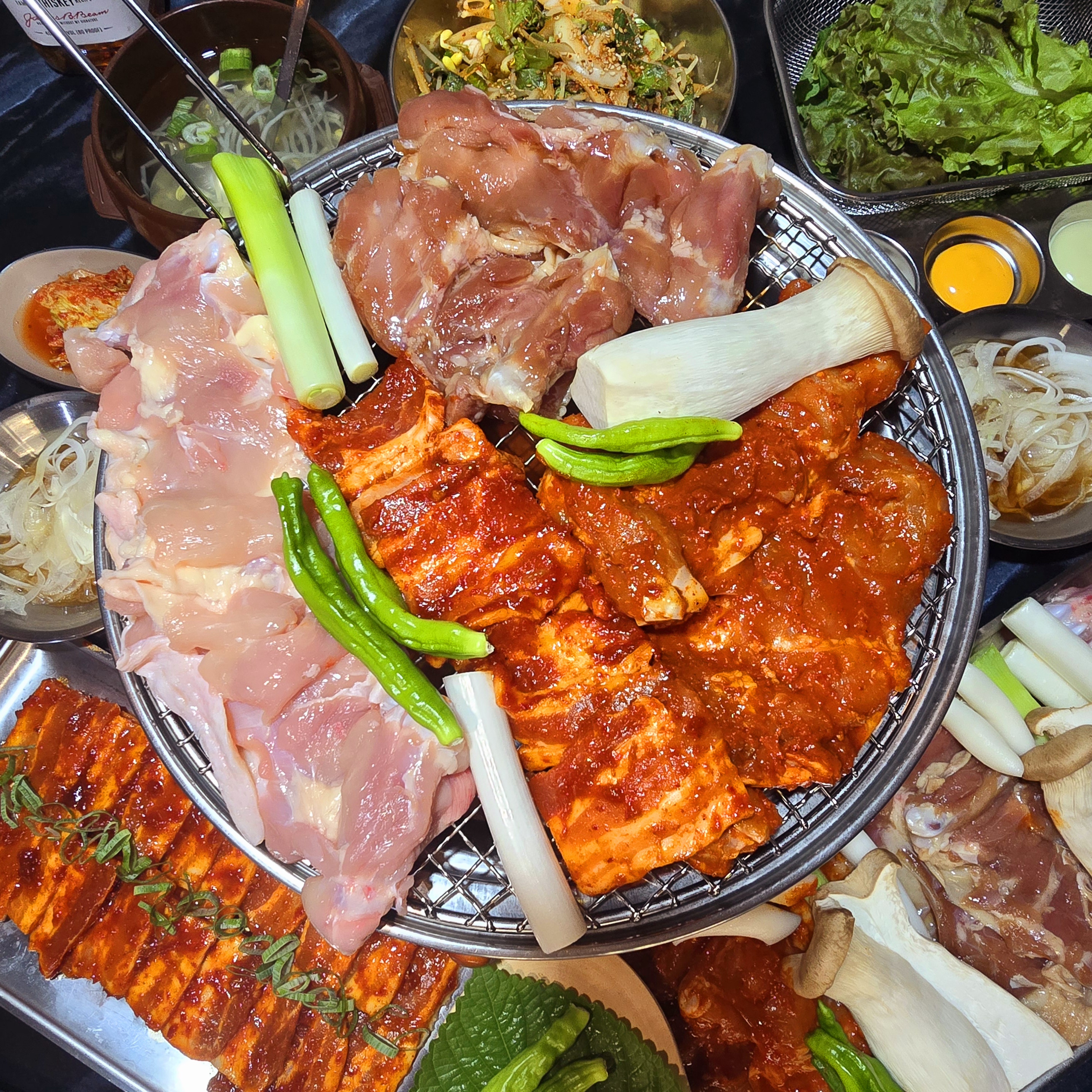 비와별 춘천닭갈비 고기만 1kg 세트